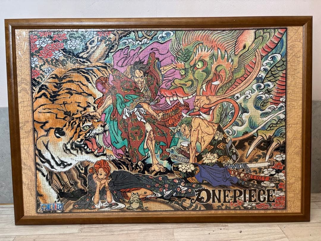 ONE PIECE 歌舞伎　限定　稀少品　和風アートジグソーパズル　Japan