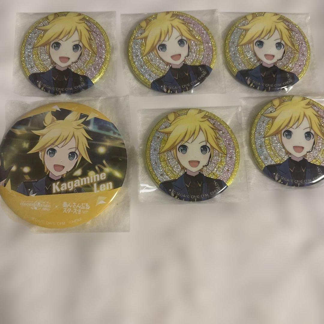 プロセカ 鏡音レン あんスタコラボ 缶バッジ 缶ミラー - メルカリ