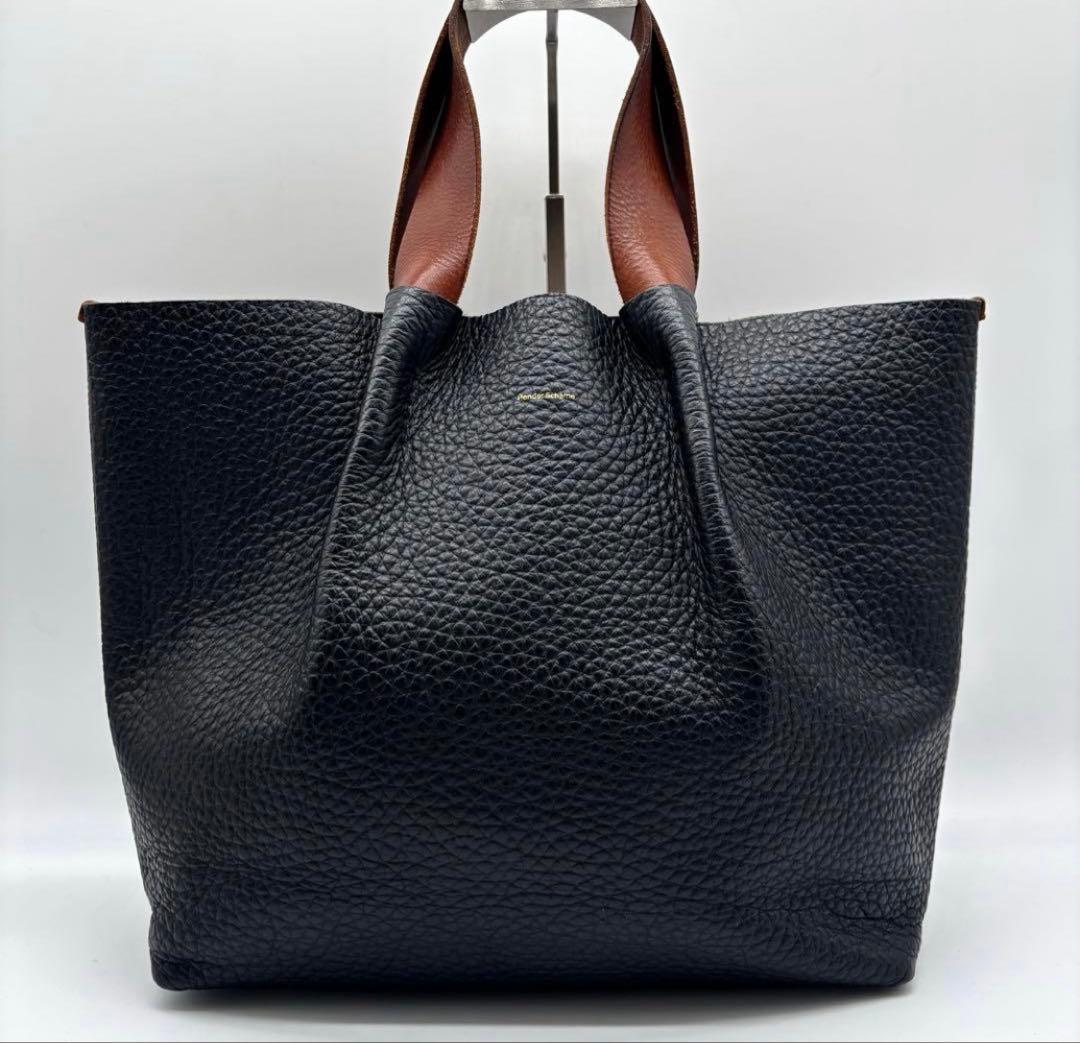 エンダースキーマ ピアノバッグ ミディアム トート レザー 黒