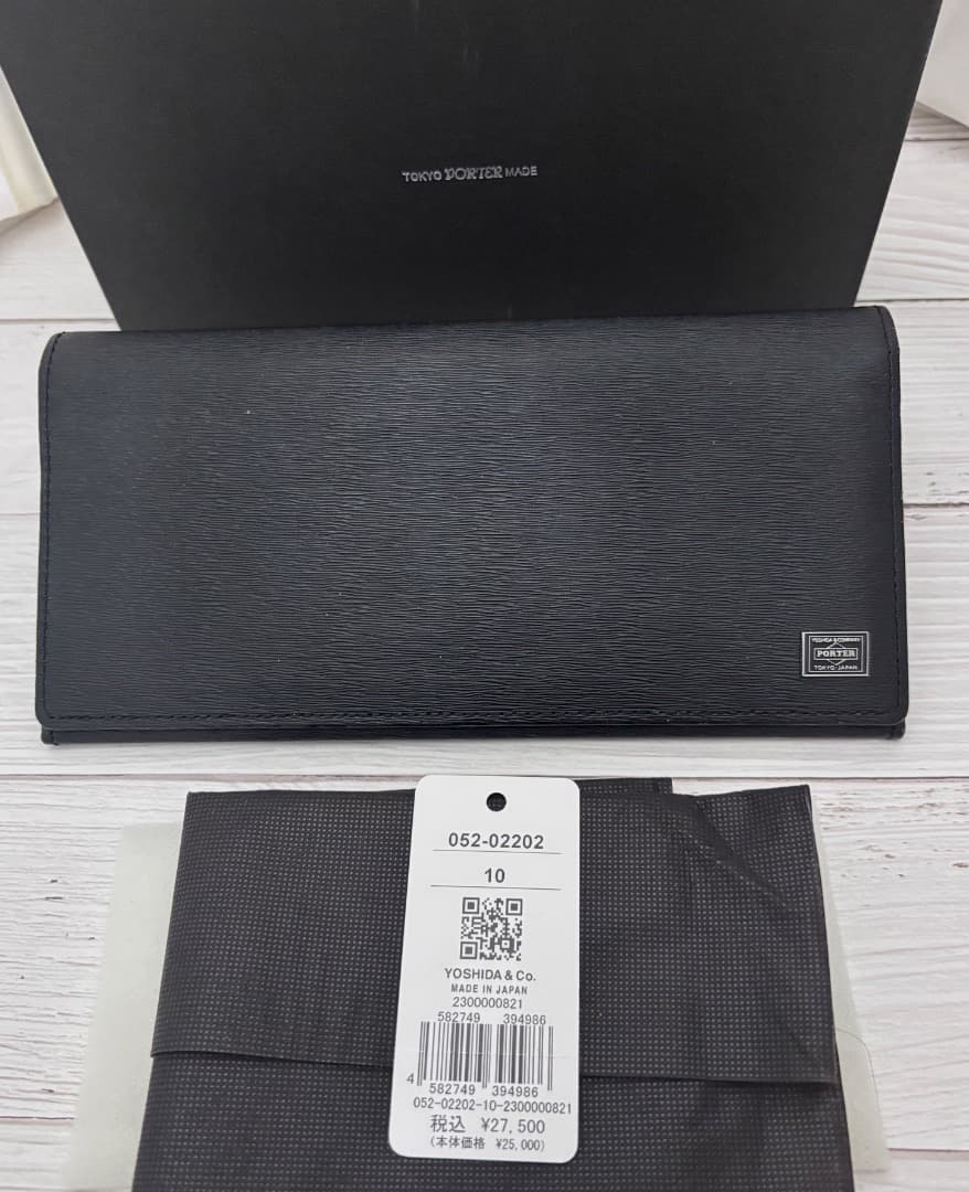 美品★PORTER ポーター 長財布 カレント ウォレット 052-02202 ポーター カレント ロングウォレット 052-02202 PORTER CURRENT 長財布