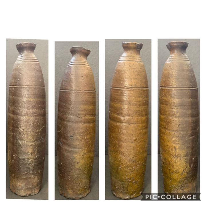 古備前　室町〜桃山　桃山時代後期　備前焼　徳利　酒筒　一輪挿し　酒器　花瓶