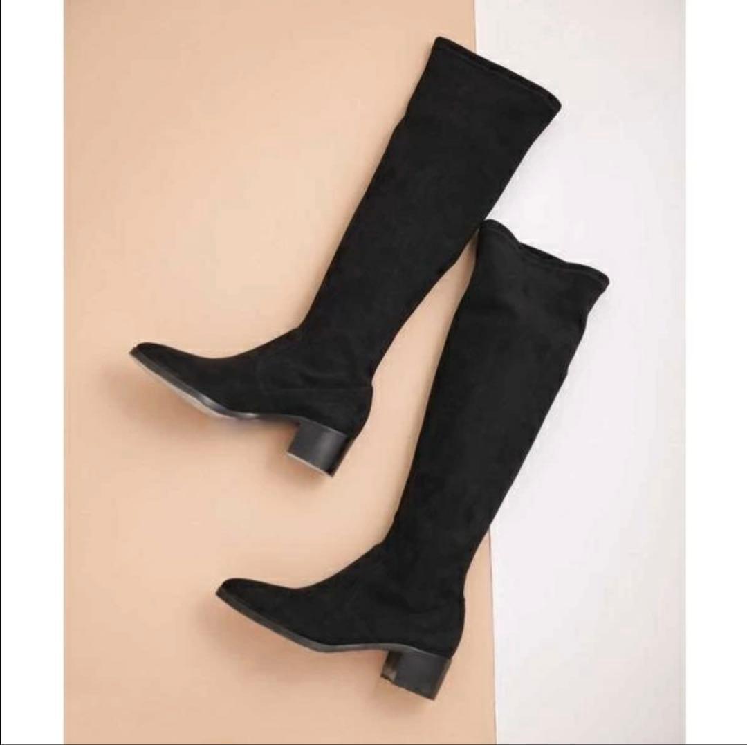 マユ様☆FABIO RUSCONIファビオルスコーニ ストレッチニーハイブーツ