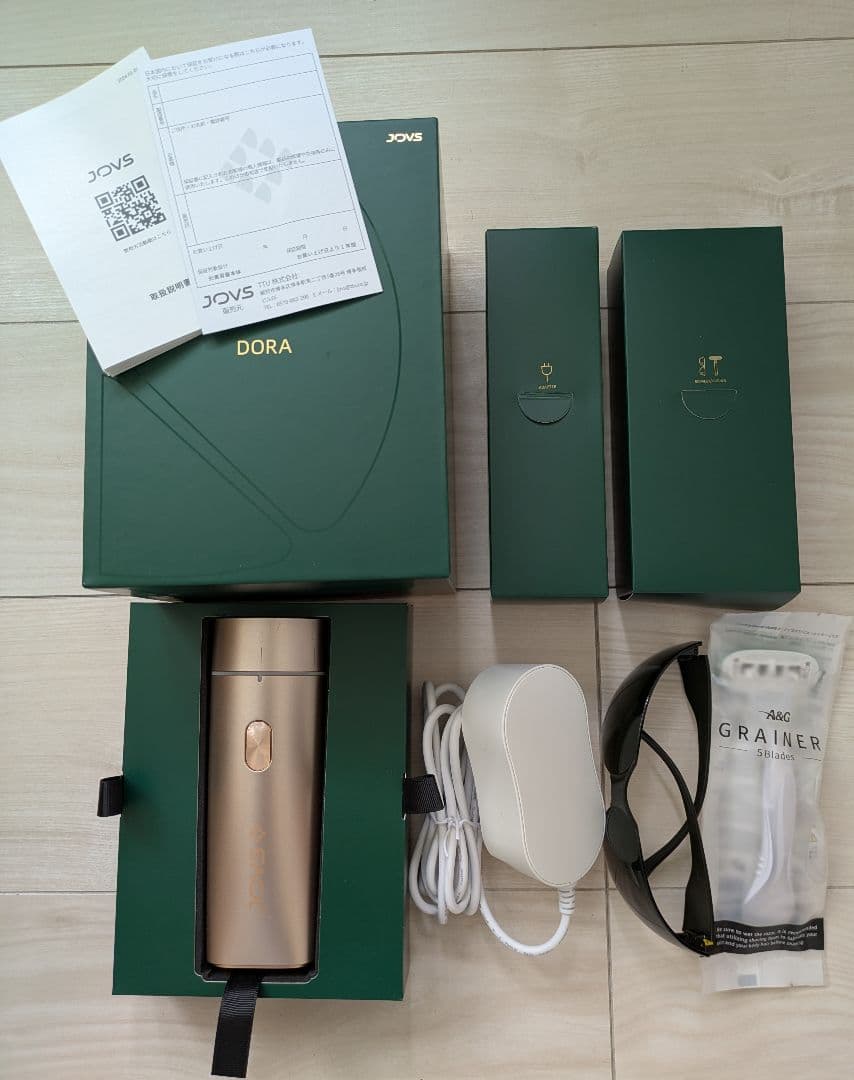 JOVS Dora 脱毛器　最新バージョン 2025年購入