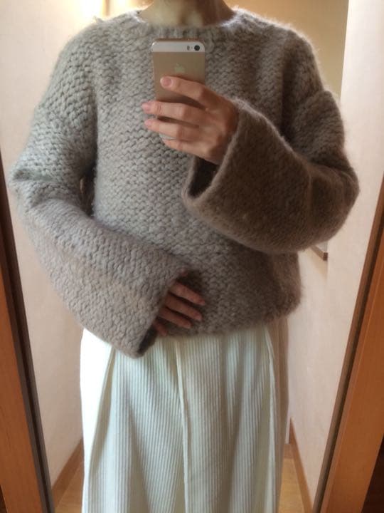 ドローイング ナンバーズ カシミヤ ハンドメイドニット