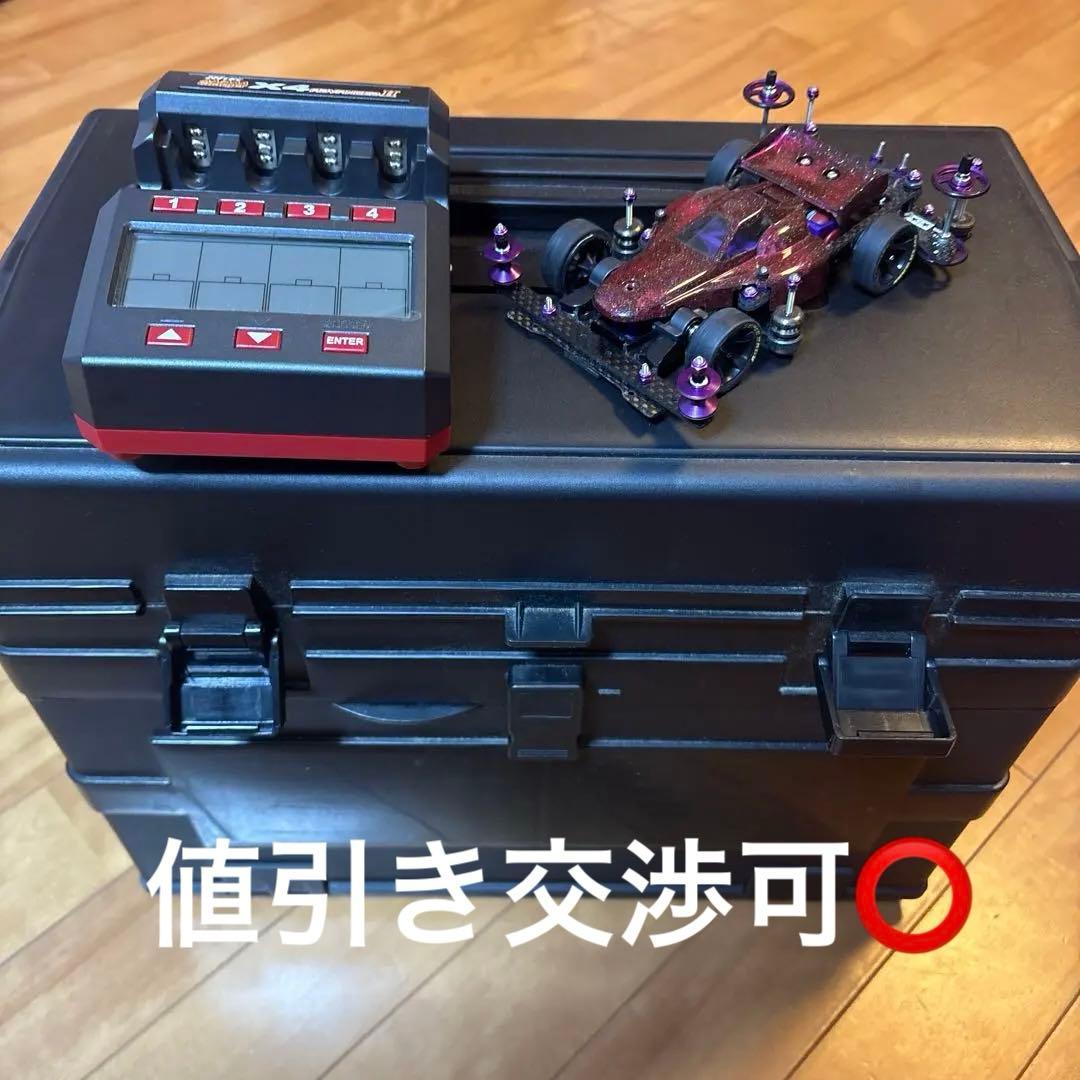 ミニ四駆ポリカボディ ケース 付属品 モーター セット売り ミニ四駆 ライキリ ピンクスペシャル（ポリカボディ / MSシャーシ