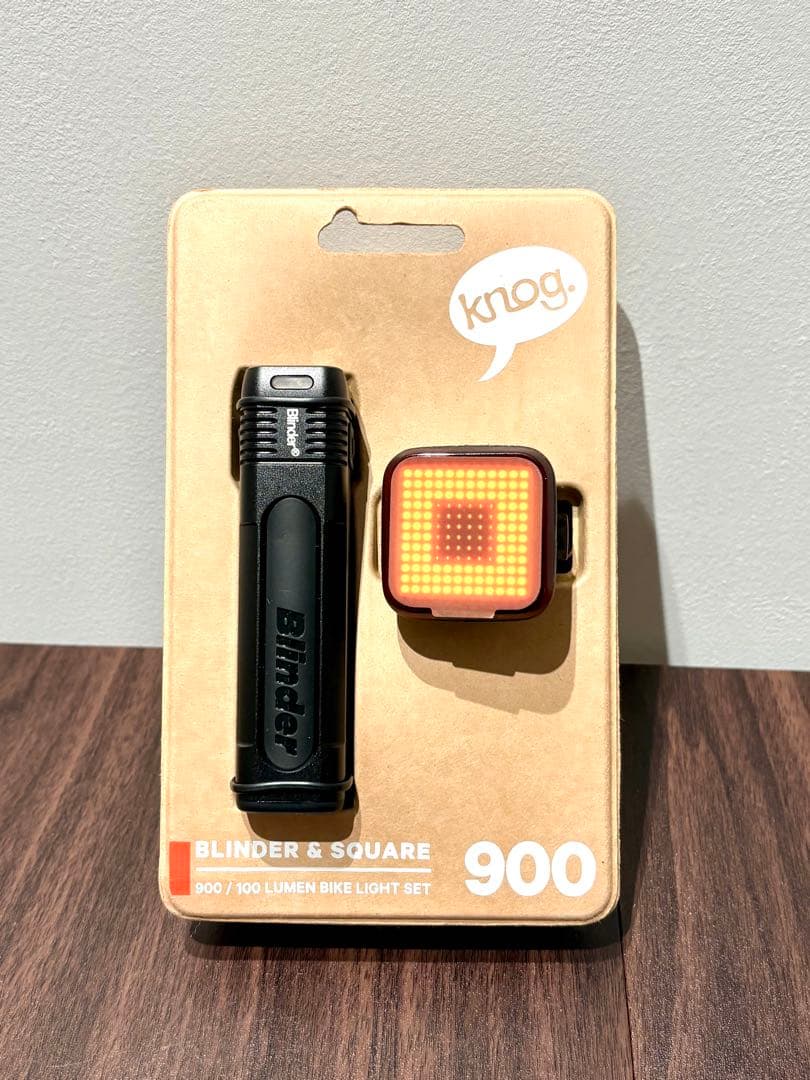 【新版未使用】Knog Blinder & Square 900ルーメンセット