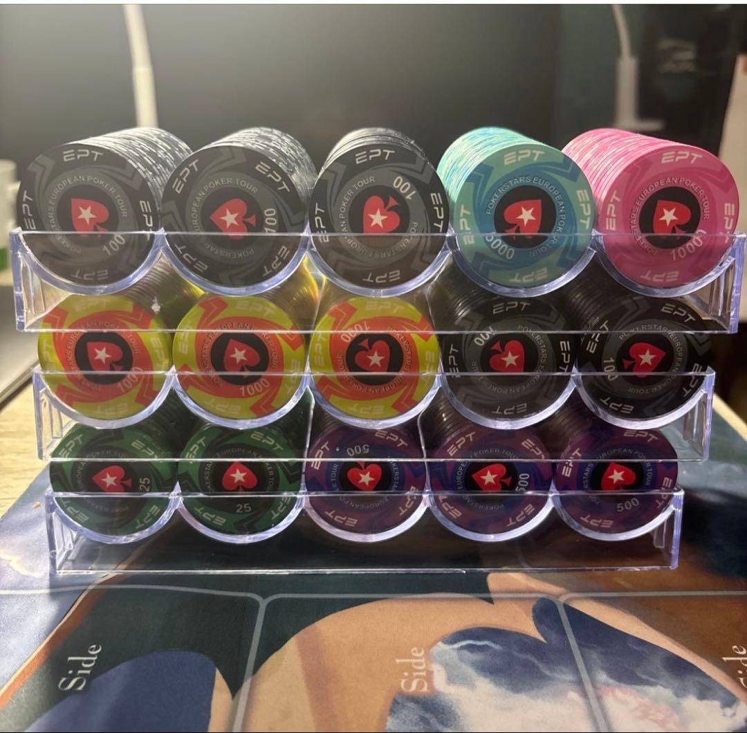 ポーカーチップセット 300枚 EPT PokerStars Amazon | BestBuy ポーカーチップ ポーカーセット チップセット 300枚