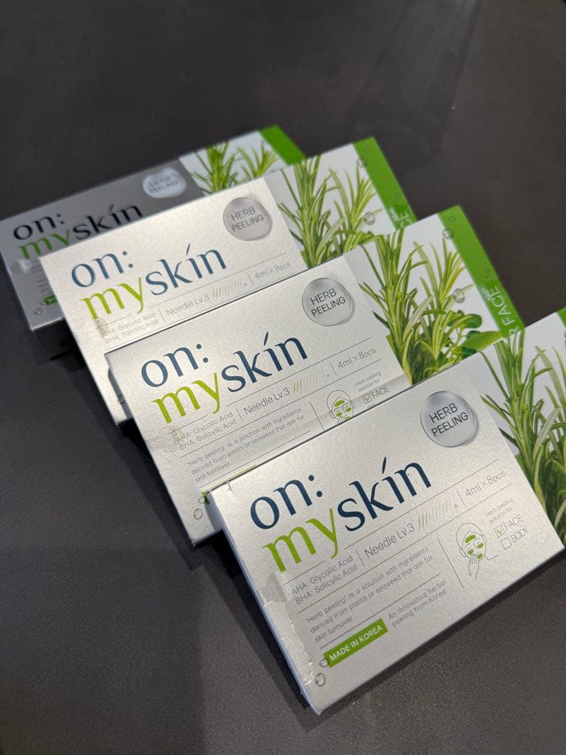 on:myskin ハーブピーリング 4ml × 8本【3箱】