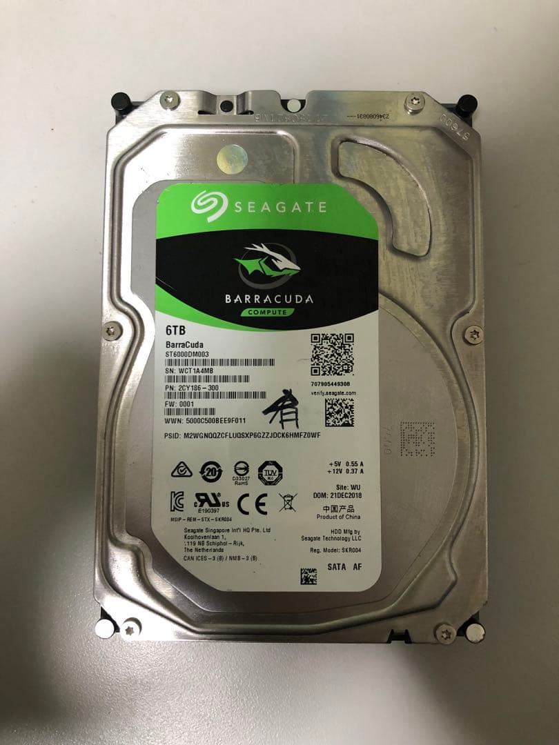 外付けハードディスク・ドライブ Seagate Barracuda 6TB HDD Seagate Barracuda 6TB HDD｜Yahoo!フリマ（旧PayPayフリマ）