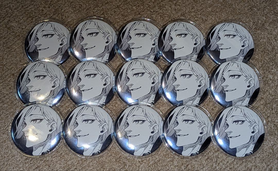 ブルーロック ミヒャエル・カイザー 原画展 缶バッジE