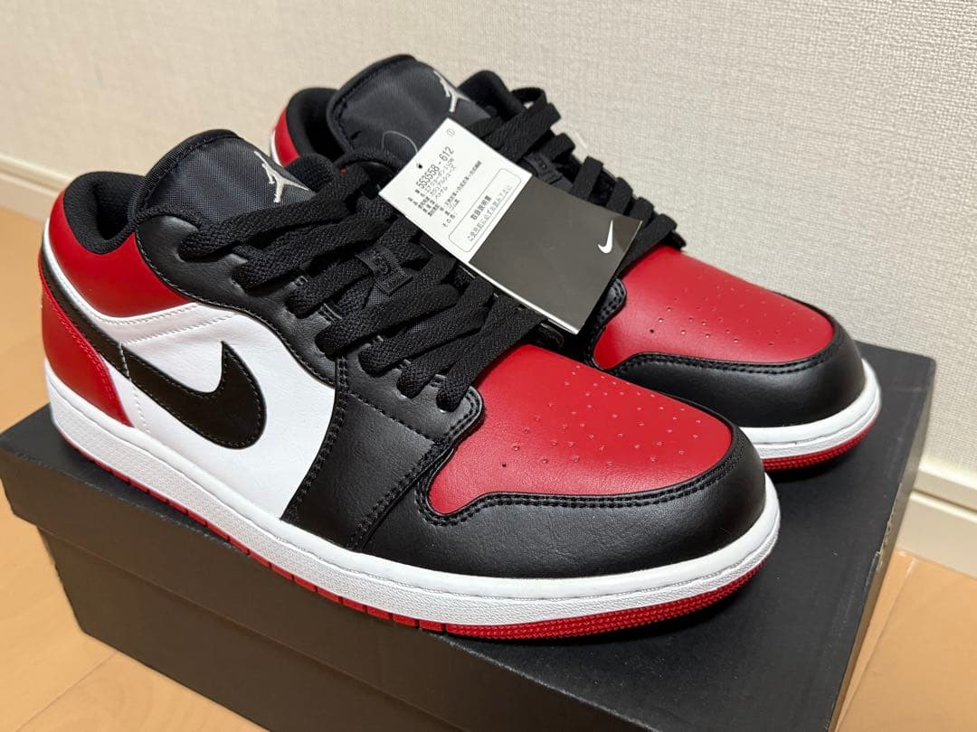 ゆう新品未使用/Nike Air Jordan 1 LowBred Toe