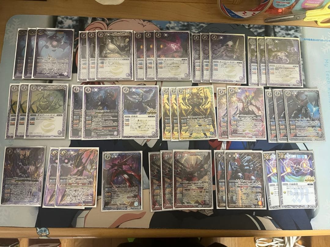 幽契約デッキ　パーツとスリーブ付き