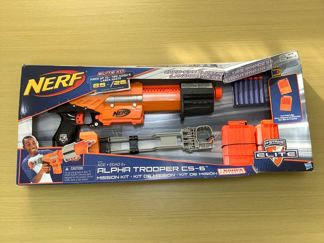 【貴重】NERF アルファトルーパーCS-6 ミッションキット Kohl’s限定 Nerf Elite XD Alpha Trooper CS-6 Mission Kit Kohl's Exclusive