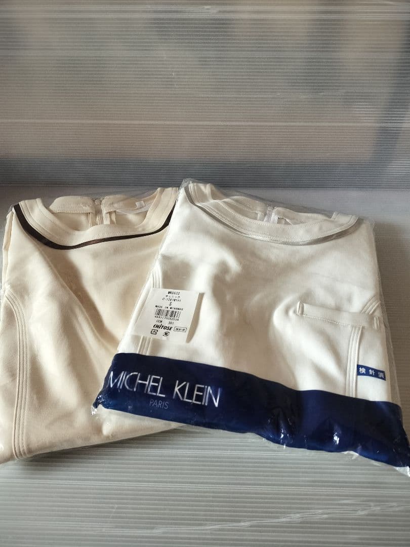 【新品・2着セット】MK-0022　MICHEL 　チュニック　半袖 楽天市場】【全品10%OFFクーポン☆6h限定3/5】チュニック 白衣 MICHEL