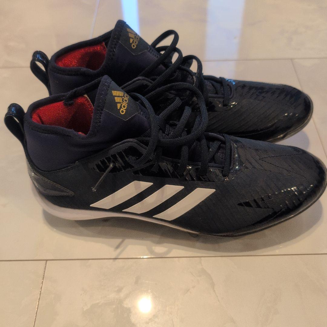 adidas 　アディゼロ　ネイビー 野球スパイク