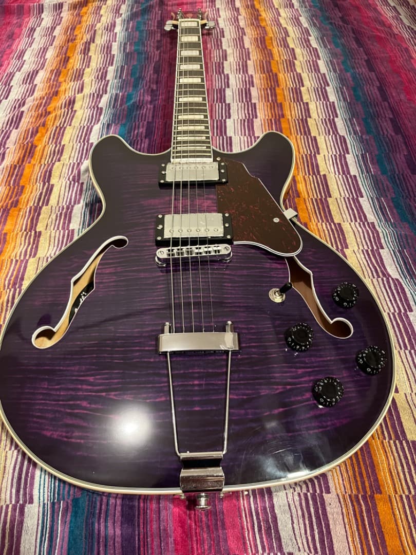 ギター GROTE 335 style Jazz Electric Guitar