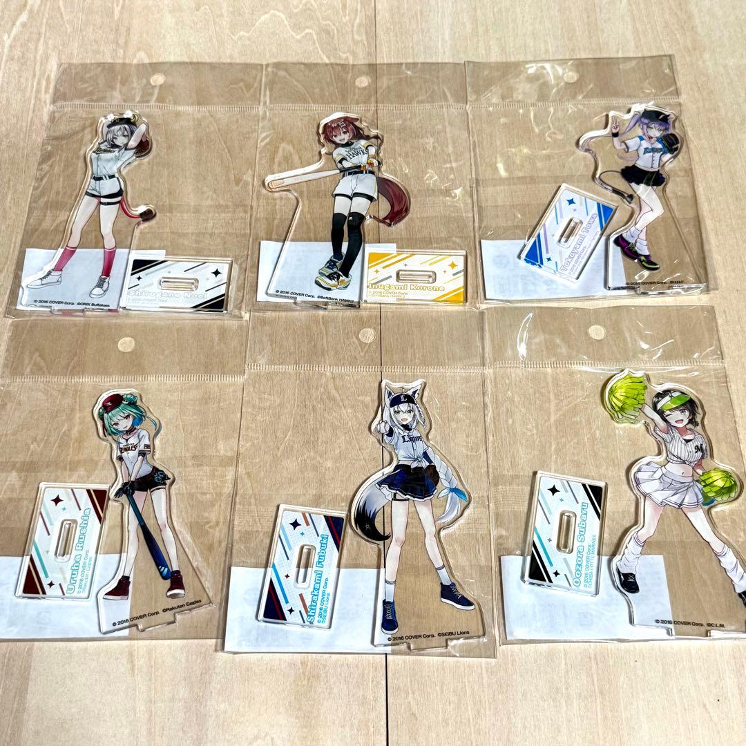 【新品】【全12種フルセット】ホロライブ×パ・リーグ6球団 アクリルスタンド