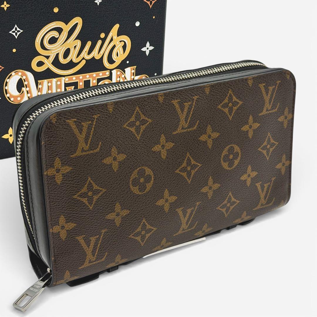 【最高峰品】ルイヴィトン モノグラム マカサー ジッピーXL 長財布 クラッチ LOUIS VUITTON（ルイ・ヴィトン） ジッピー XL モノグラム マカサー 長