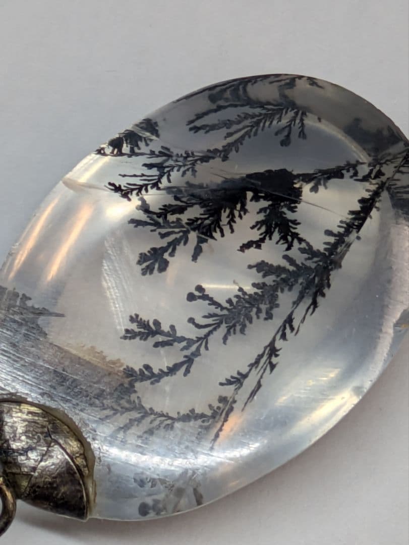 デンドリティッククォーツ ペンダントトップ ビンテージ デンドライト