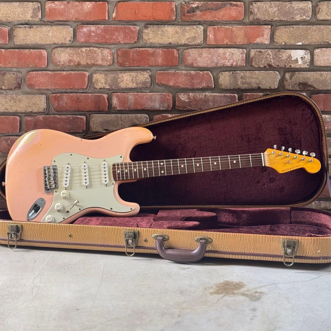 【最終値下げ】NASH GUITARS S-63 (Shell Pink)