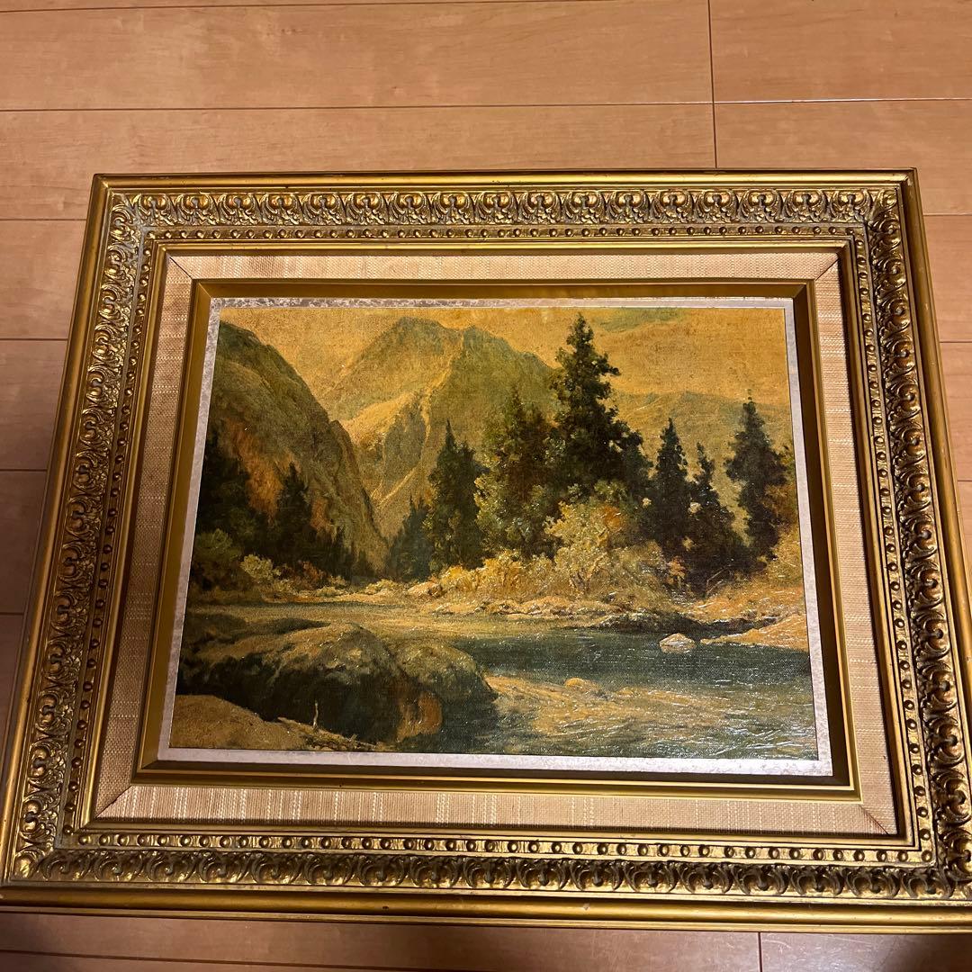 ロバート・ウッド　作　　　油絵