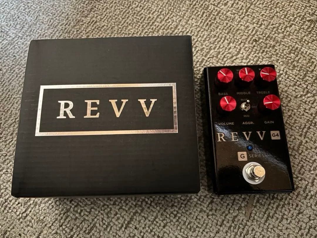 REVV G4 ギターエフェクター REVV Amplificationから最新V2サーキット搭載の歪みペダル3機種が発売。