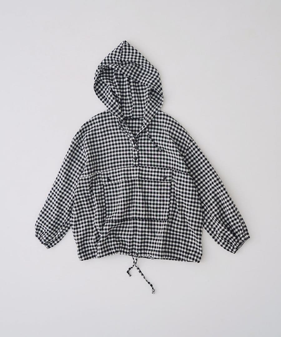 moriki24SS ネストローブ ギンガムチェック超撥水アノラック