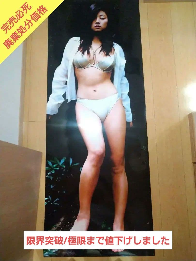 【本日限り限界突破廃棄処分価格】　小池栄子　③　等身大ポスター　未使用