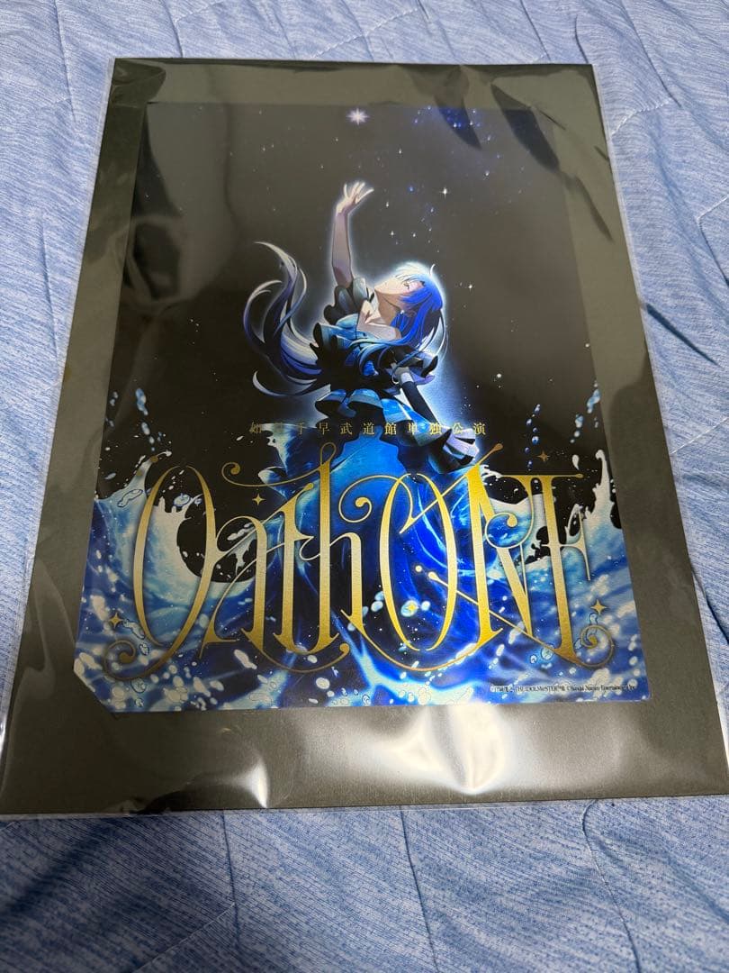 如月千早 武道館「OathONE」 キービジュアルメタルアートプレート　Day1 如月千早武道館単独公演「OathONE」 キービジュアル メタルプレート