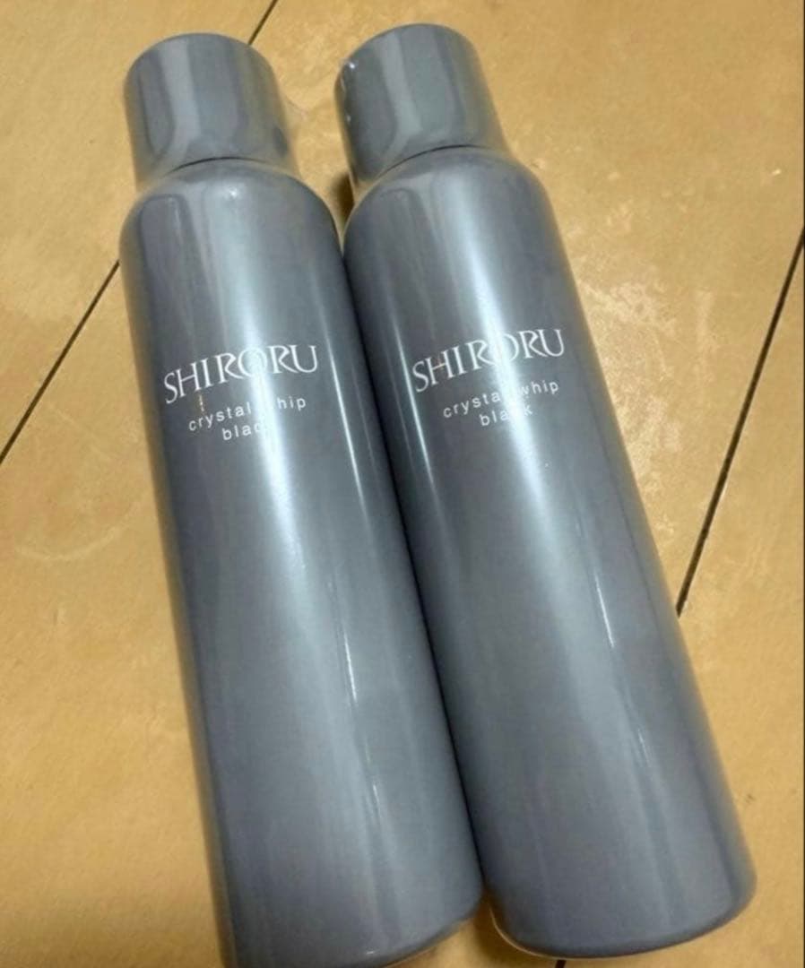 SHIRORU crystal whip Black 120g 2本セット - メルカリ