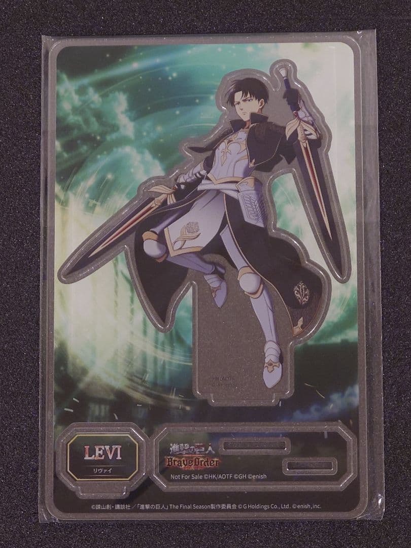 進撃の巨人 Braveorder 騎士 リヴァイ アクリルスタンド - メルカリ