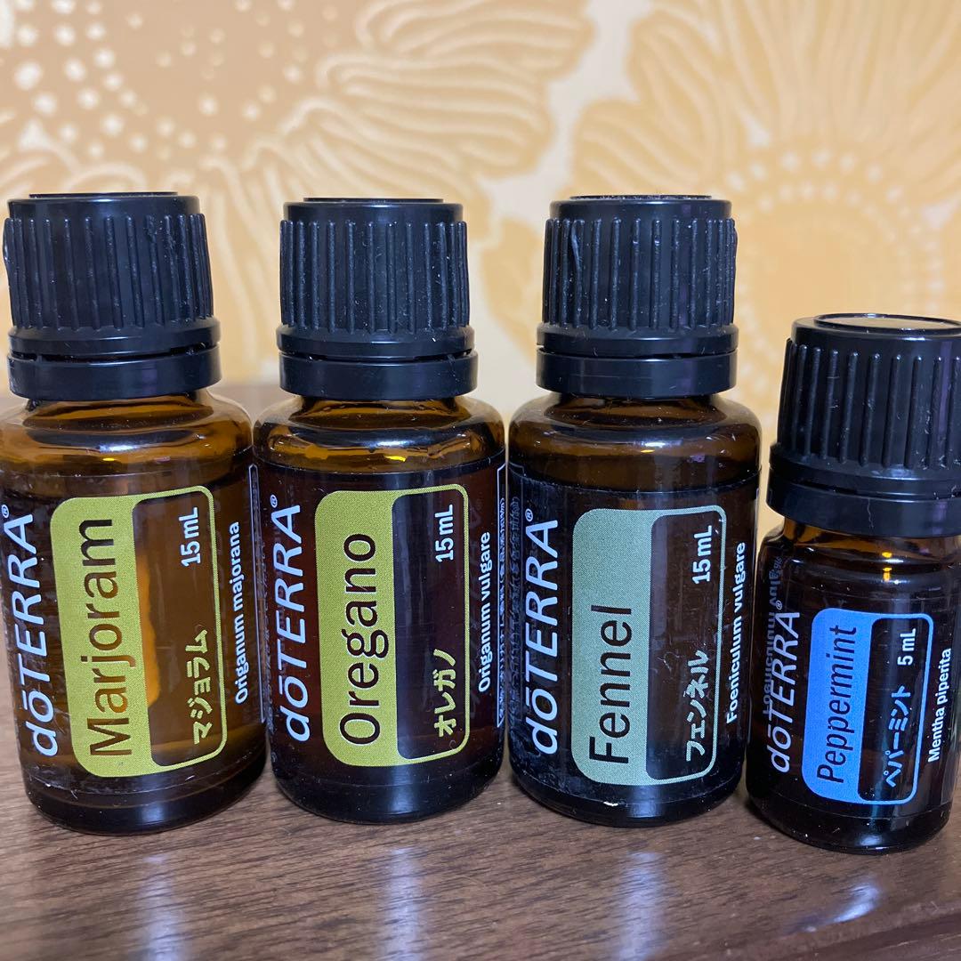 ドテラ　マジョラム&オレガノ&フェンネル&ペパーミント