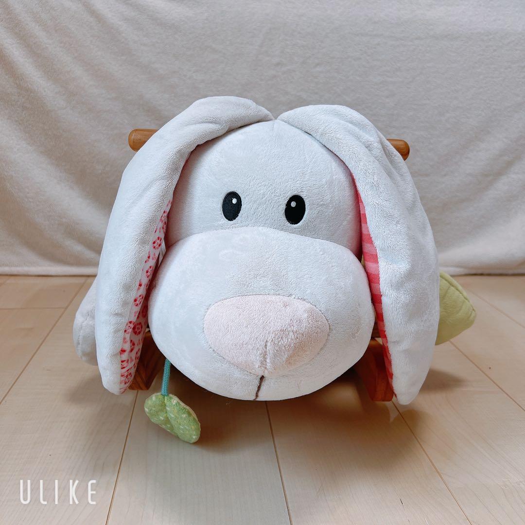 木馬　ベビー　おもちゃ　ニキ　ぬいぐるみ　キッズ　うさぎ　ロッキングチェア