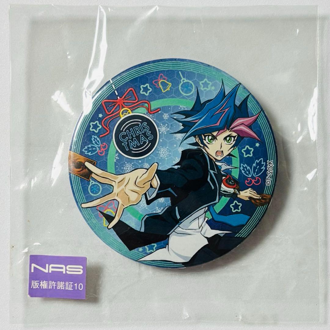遊戯王VRAINS クリスマス プリロール 藤木遊作 缶バッジ 2018 - メルカリ