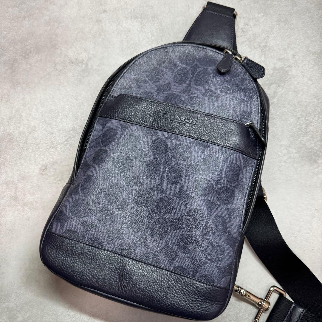 美品 コーチ ボディバッグ ショルダーバッグ COACH F72043 斜め掛け