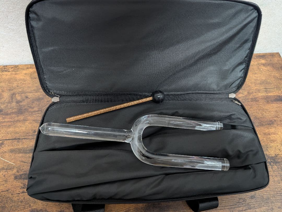 音叉 水晶 528hz　クリスタルチューナー　癒し 大型