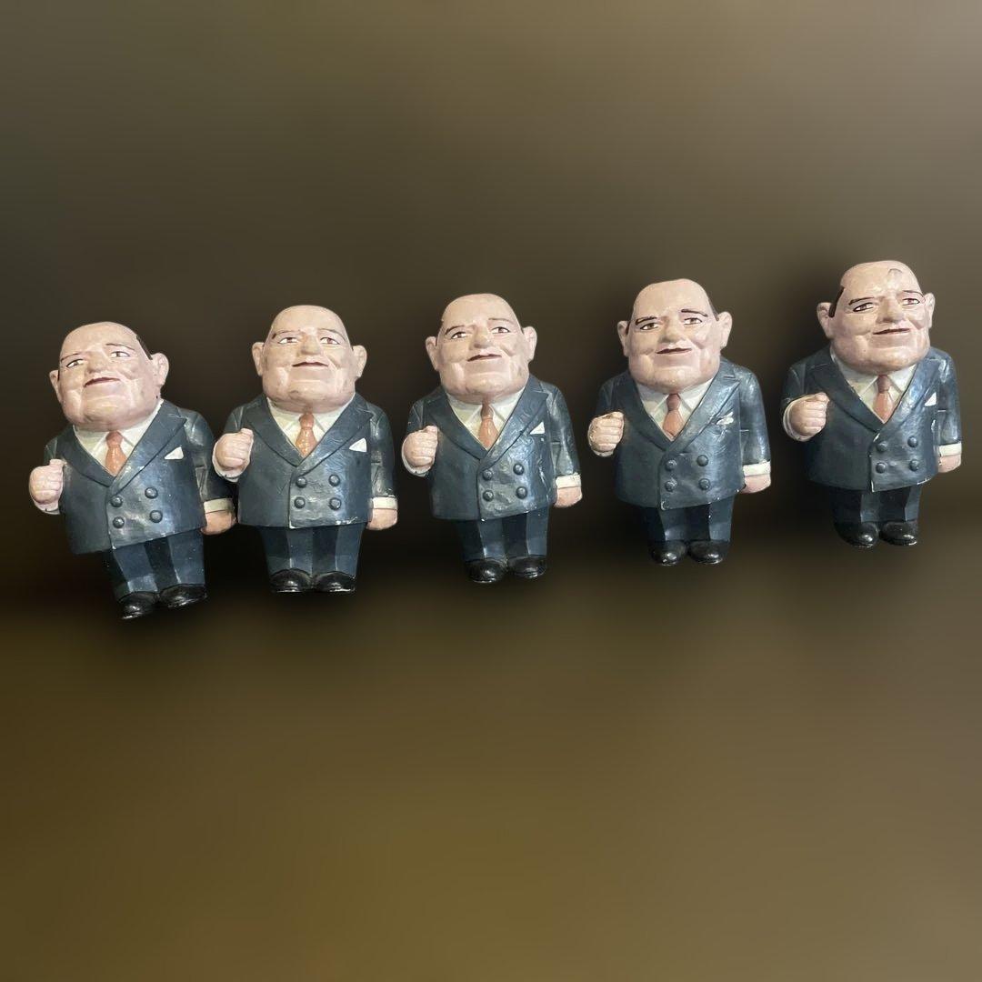 希少シラク大統領フィギュア5体セット