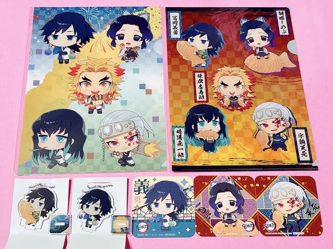 ♡冨岡義勇 コラボカフェ たい焼き スタンド付きデフォルメアクリルキーホルダー♡