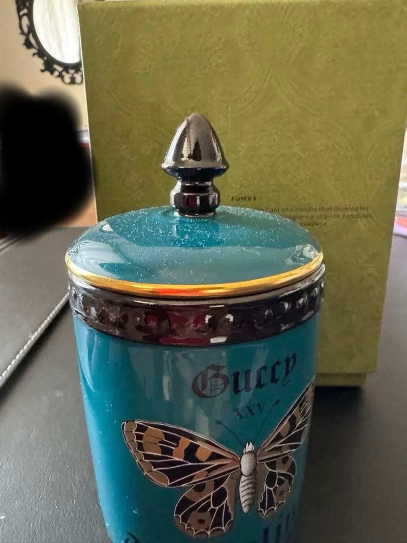 グッチGUCCIアロマキャンドル　バタフライ