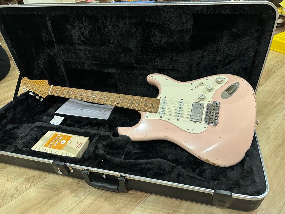 ギター XOTIC XCS-2 shell pink medium Aged