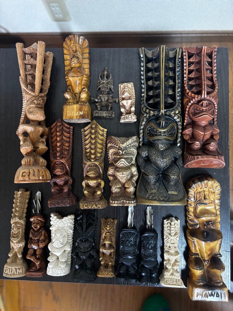 TIKI 神様 置物 18点セット 樹脂製 南国民芸 ハワイ グアム サイパン