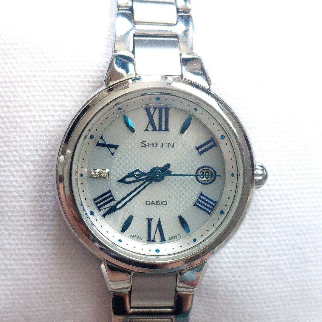 CASIO カシオ SHEEN ソーラー SHE-4516SBY-7AJF 稼働