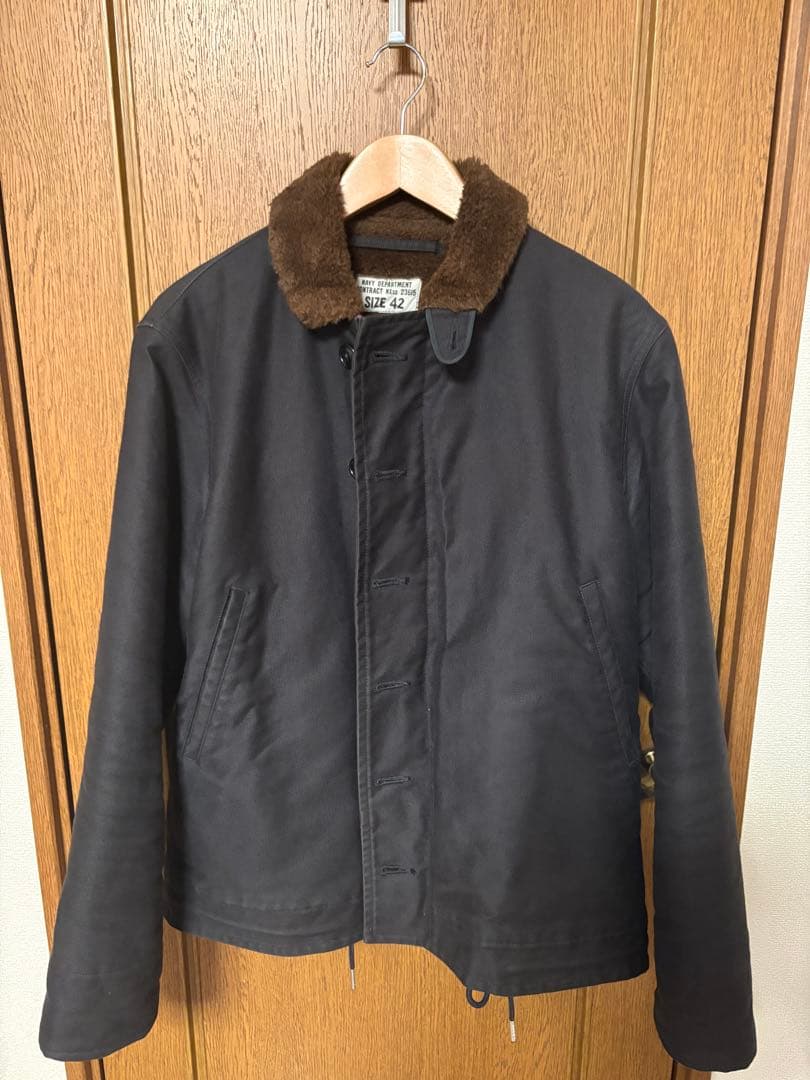 バスリクソンズデッキジャケット Type N-1 ネイビー サイズ:42 BUZZ RICKSON'S バズリクソンズ Type N-1 NAVY デッキジャケット