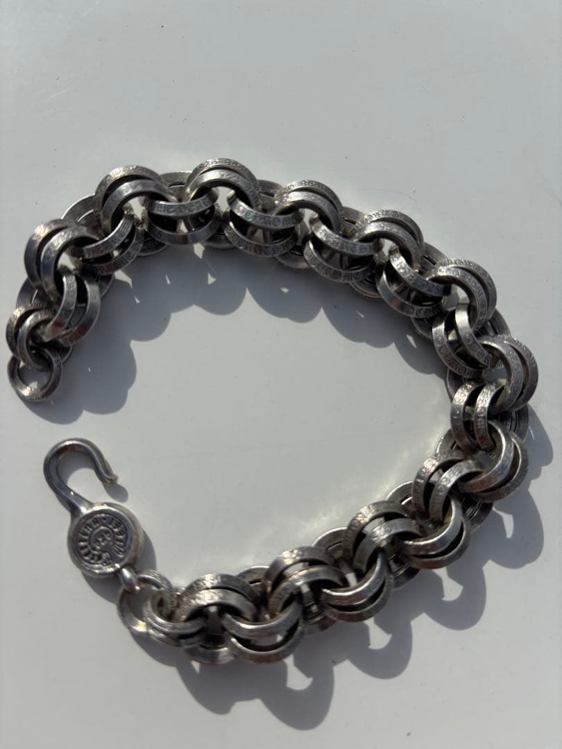 クロムハーツ（Chrome Hearts）　ダブルBリングブレスレット