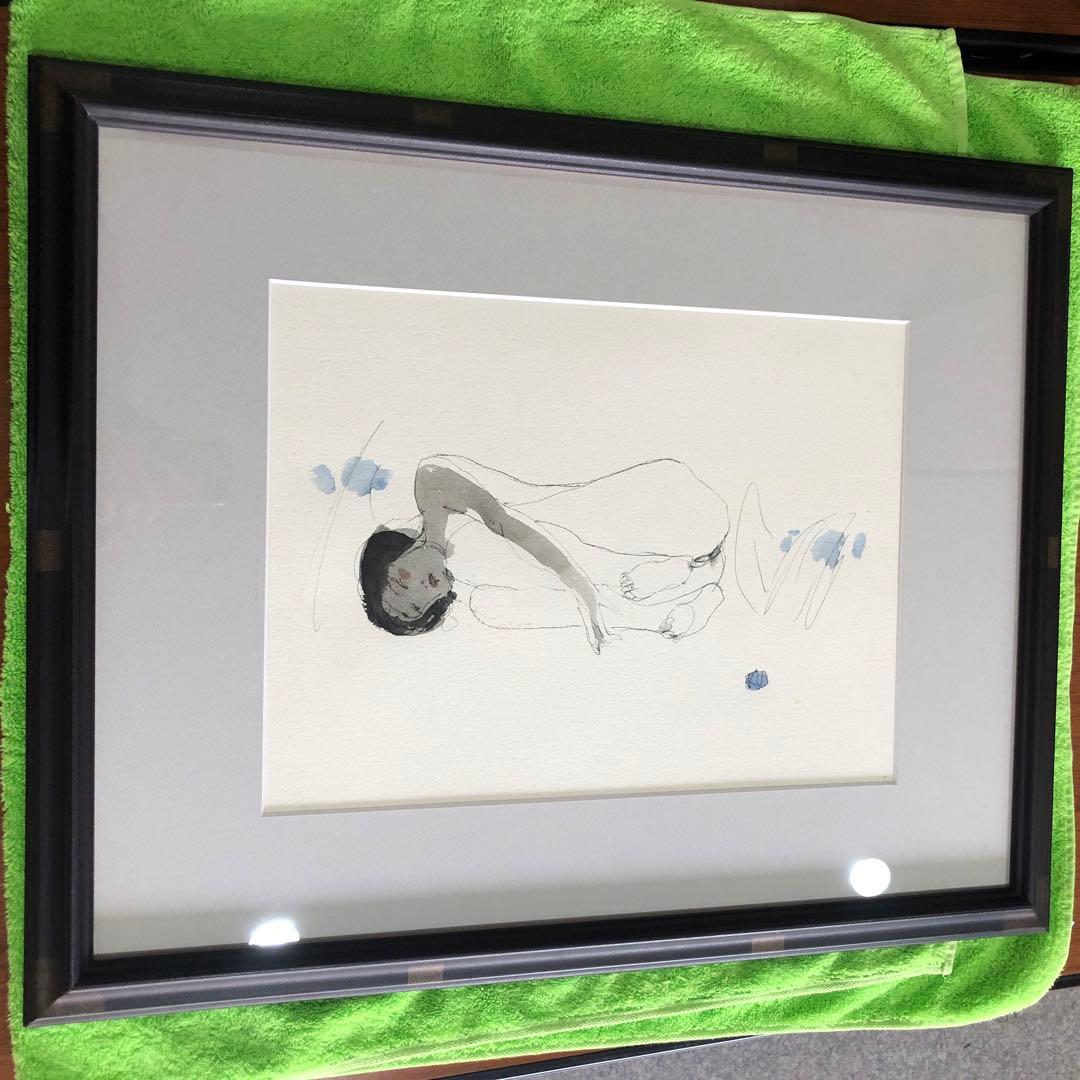 ２２日までお値下げ中　栗原一郎　素描　裸婦　絵画