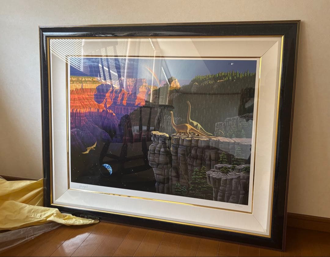 シムシメール　ジクレー版画　エッジオブタイム シムシメール ジクレー版画 エッジオブタイム - メルカリ