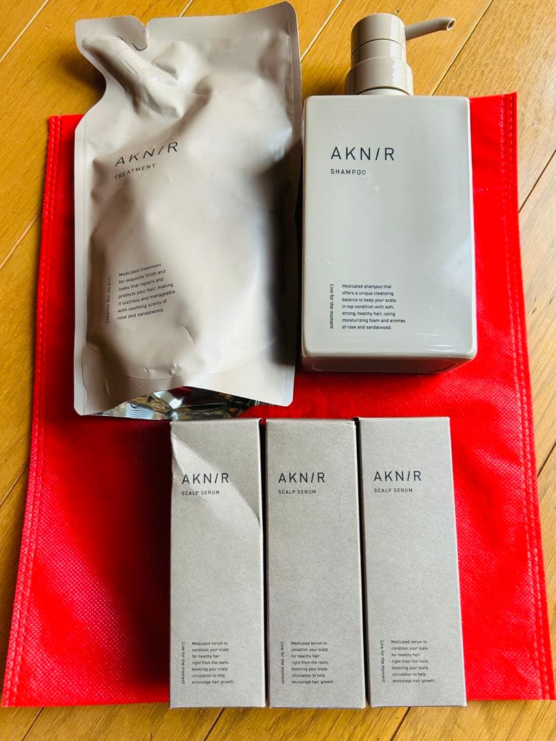 AKN/R シャンプー・トリートメント・スカルプセラムセット