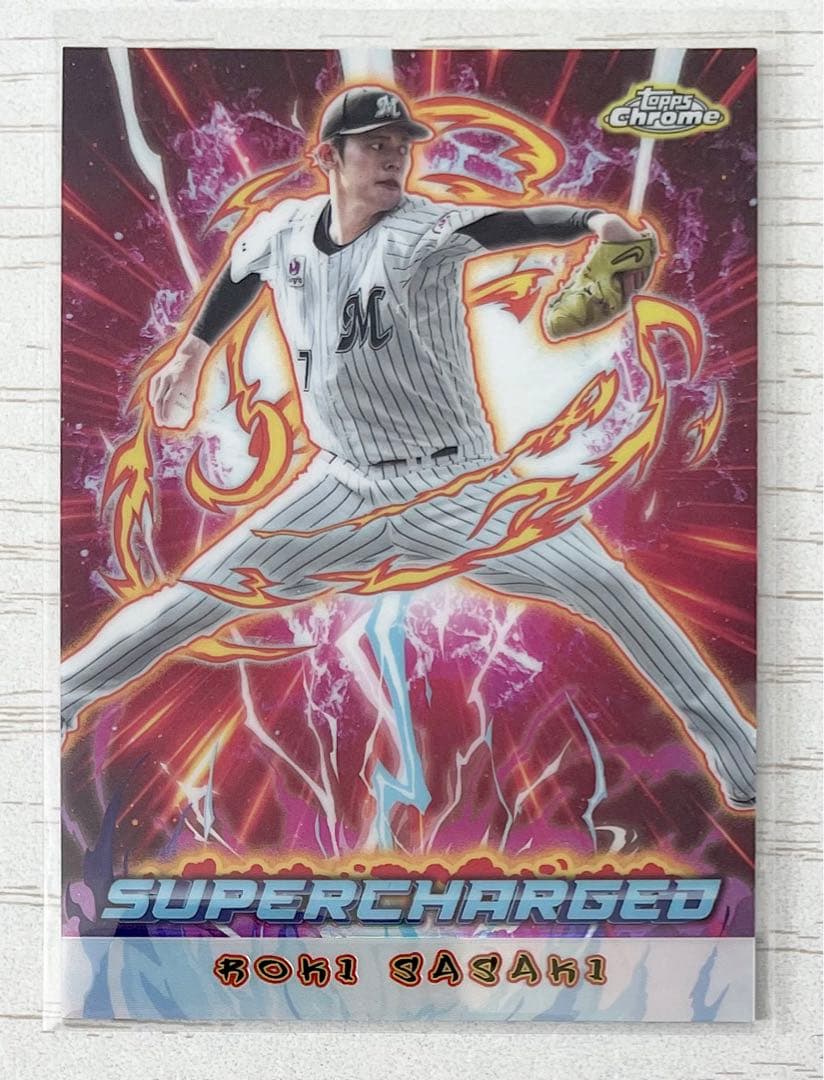 【カートンヒット】 2024 Topps NPB Chrome 佐々木朗希 127 【佐々木朗希/千葉ロッテマリーンズ】2024 Topps Chrome NPBベース