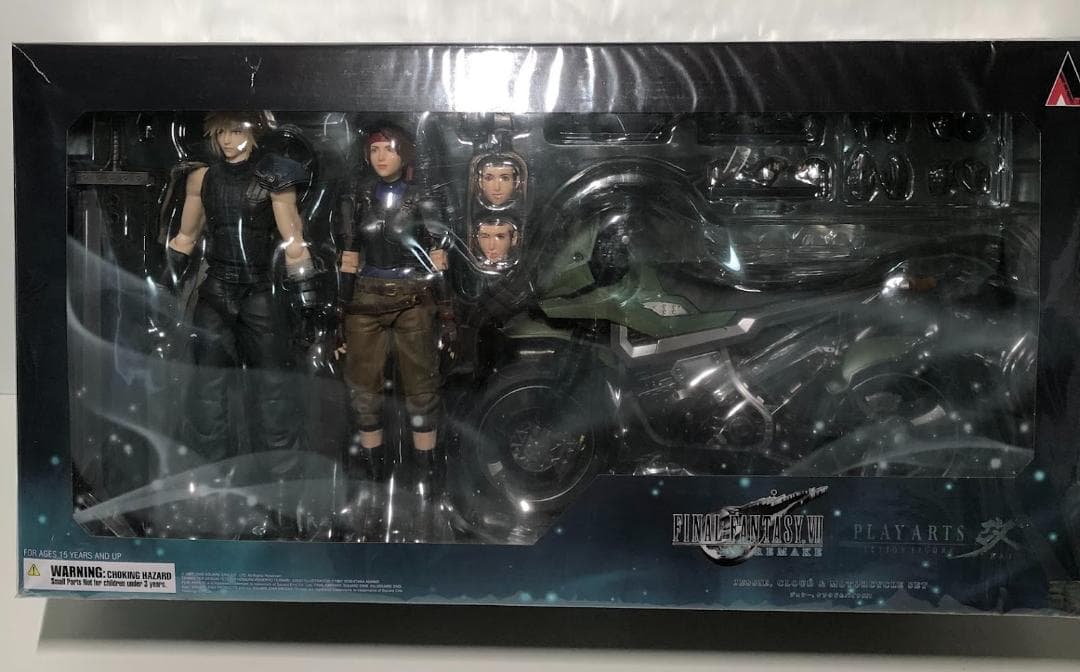 プレイアーツ改　ジェシー　クラウド　バイクセット　フィギュア　FF7