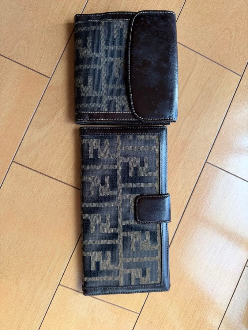 ル*ス様 FENDI フェンディ ズッカ柄 長財布&折り畳み財布